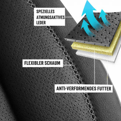 Sitzbezüge Citroen Jumpy 2007 - 2016 – Miami schwarz – perfekte Passform (Sitz/Bank)