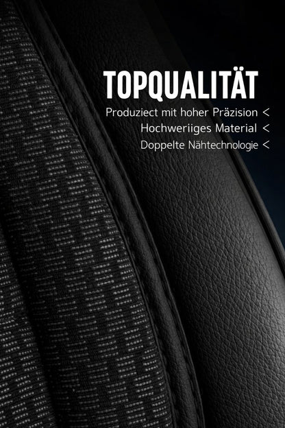 Sitzbezüge Ford Transit Custom 2012 - 2023 – Prestige schwarz – perfekte Passform (Sitz/Sitz)